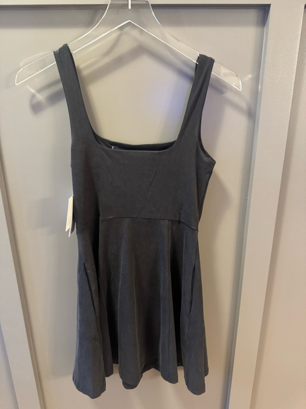 Beyond Yoga | Black Charmed Mini Dress Workout Casual Dress - Picture 5 of 5